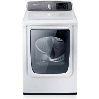 Samsung 7.4 cu. ft. Electric Dryer with Steam in White DV50F9A8EVW