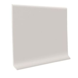 ROPPE Pinnacle Rubber Light Gray 4 in. x 1/8 in. x 48 in. Cove Base (30 Pieces / Carton) 40CR3P195