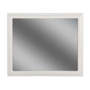 WoodCrafters Providence 36 in. L x 31 in. W Wall Mirror in White PRWM3630COM W