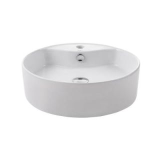 KRAUS Vessel Sink in White KCV 142