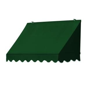 Awnings in a Box 6 ft. Traditional Awning Replacement Cover (25 in. Projection) in Forest Green 470470