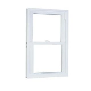 American Craftsman 70 Series Double Hung Buck PRO Vinyl Windows, 36 in. x 62 in., White, LowE3 Insulated Glass, Argon Gas and Screen 70 DH Buck Pro