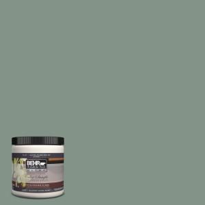 BEHR Premium Plus Ultra 8 oz. #460F 4 Wethersfield Moss Interior/Exterior Paint Sample 460F 4U
