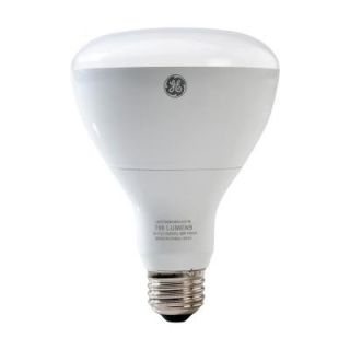 GE 65W Equivalent Soft White (2700K) BR30 Dimmable LED Light Bulb (3 Pack) LED10DR303 W/TP