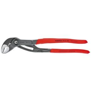 KNIPEX Heavy Duty Forged Steel 12 in. Cobra Pliers with 61 HRC Teeth 87 01 300