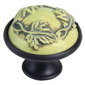 Atlas Homewares Bordeaux Collection 1 1/2 in. Oil Rubbed Bronze Cabinet Knob 248 I O