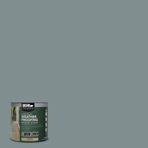 BEHR Premium 8 oz. #SC125 Stonehedge Solid Color Weatherproofing Wood Stain Sample 501116