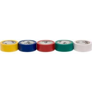 GE 14 ft. 3/4 in. Electrical Tape Assorted Colors (5 Pieces) 18156