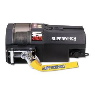 Superwinch S4000 4,000 lb. 24 Volt DC Performance Trailer Winch with 4 Way Roller Fairlead and 30 ft. Remote 1440300