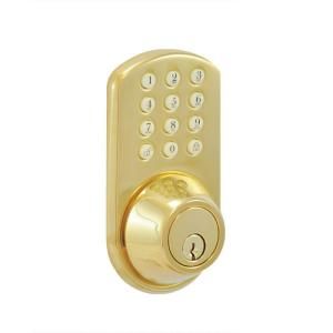 Morning Industry Single Cylinder Brass Touch Pad Electronic Deadbolt HF 01P