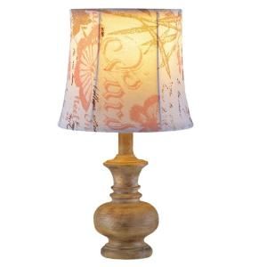 Fangio Lighting 17 in. Nature Resin Accent Lamp 6155NA