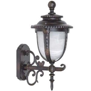 Yosemite Home Decor Brina Collection Wall Mount 1 Light Outdoor Brown Lamp FL5016BR
