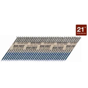Duo Fast 2 3/8 in. x 0.113 Brite Ring Shank 20 Degree Framing Nails (3,000 Pack) 650558