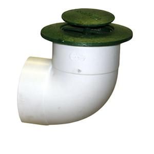 NDS 3 in. Plastic Pop Up Drainage Emitter with Elbow 322G