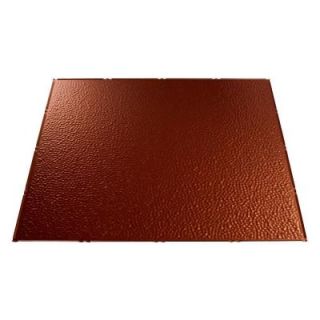 Fasade 4 ft. x 8 ft. Hammered Oil Rubbed Bronze Wall Panel S55 26