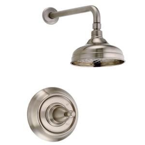 Belle Foret Pressure Balance Shower Faucet Less Handles and Spout in Satin Nickel DISCONTINUED A663764BNV