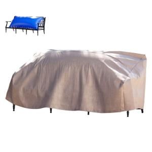 Duck Covers Medium Patio Sofa Cover with Inflatable Airbag to Prevent Pooling MSO873735