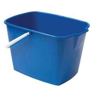Ti Dee American 15 qt. Heavy Duty Rectangular Utility Mop Bucket Calibrated in Liter and Quarts 6571