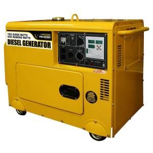 PRO SERIES Diesel 7000 Watt Generator with Digital Control Panel and Remote Start GENSD7D