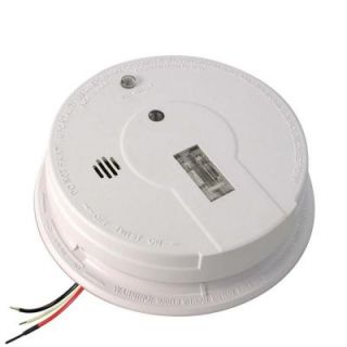 FireX Hardwired Interconnectable 120 Volt Smoke Alarm with Escape light and Battery Backup 21006379