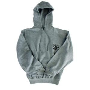 Calcutta Extra Large Two Pocket Men’s Hooded Pull Over Sweatshirt in Grey 4623 0011