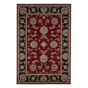 Kas Rugs Classic Bijar Red/Black 3 ft. 3 in. x 4 ft. 11 in. Area Rug CAM734233X411