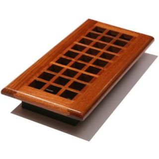 Decor Grates 4 in. x 10 in. Wood Natural Cherry Register WEC410 N
