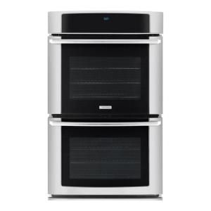 Electrolux 30 in. Double Electric Wall Oven Self Cleaning with Convection in Stainless Steel EW30EW65GS