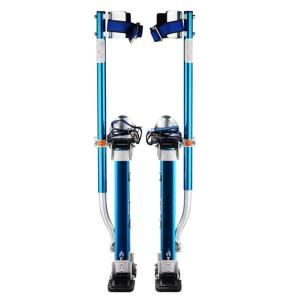 Pentagon Tool 24 in. to 40 in. Adjustable Height Blue Drywall Stilts 1121