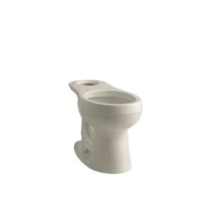 KOHLER Cimarron Round Front Toilet Bowl Only Less Seat in Sandbar K 4287 G9