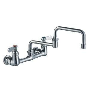 Whitehaus 2 Handle Laundry Faucet in Polished Chrome WHFS9814 008DJ C