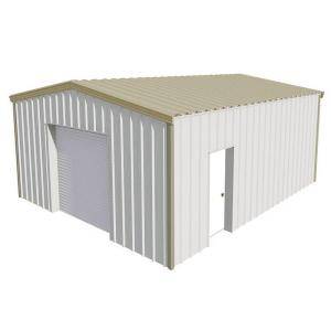 Heritage Building Systems 20 ft. W x 24 ft. L x 10 ft. H Steel Building DISCONTINUED 857460002033