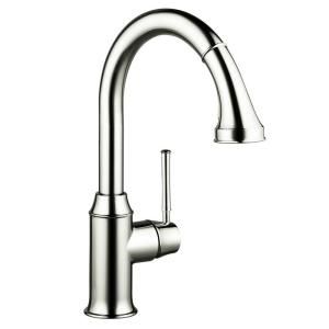 Talis C Single Handle Kitchen Faucet in Polished Nickel 04215830