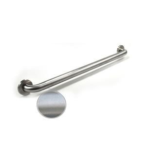 WingIts Premium Series 36 in. x 1.5 in. Grab Bar in Satin Peened Stainless Steel (39 in. Overall Length) WGB6SSPE36