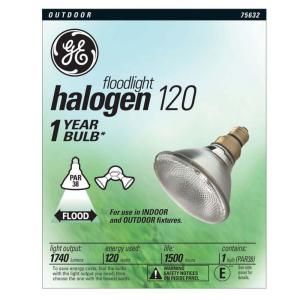 GE 120 Watt Halogen PAR38 Flood Light Bulb DISCONTINUED 120PAR/H/FL30