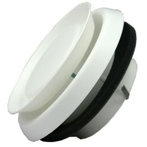 Speedi Products 6 in. Round White Plastic Adjustable Diffuser EX DFRP 06
