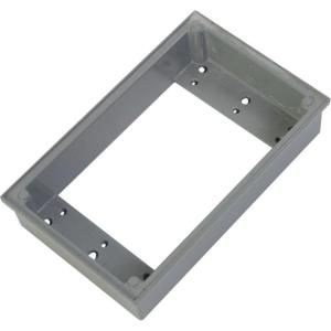 Greenfield 1 Gang Weatherproof Electrical Outlet Box Extension Ring   Gray B001APS