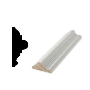 Woodgrain Millwork WP 300 1 1/16 in. x 3 in. x 96 in. Primed Finger Jointed Chair Rail Moulding PFPW300 08