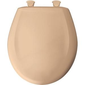 BEMIS Round Closed Front Toilet Seat in Peach Bisque 200SLOWT 213