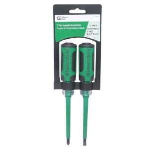 Commercial Electric 4 in. Insulated Screwdriver (2 Pack) 06015