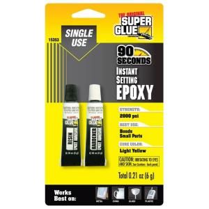 Super Glue 0.21 oz. Instant Setting Single Use Epoxy (12 Pack) 15353