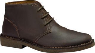 Mens Dockers Tussock   Red Brown Oiled Pull Up Leather High Tops