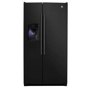 GE Adora 25.9 cu. ft. Side by Side Refrigerator in Black DSHF6VGBBB