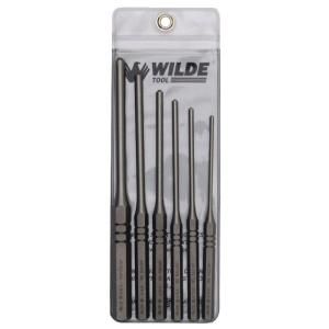 Wilde Tool Roll Spring Punch Set in Natural with Vinyl Pouch (6 Piece) RS906NPVP