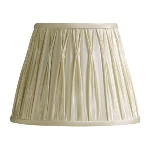 Laura Ashley Classic 10.5 in. Cream Pinched Pleat Shade SFP610
