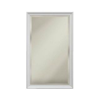 NuTone Studio V 15 in. W x 25 in. H x 5 in. D Recessed Medicine Cabinet with 1/2 in. Beveled Edge Mirror in White S568N244SSWHPX