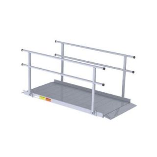 EZ ACCESS 6 ft. Pathway Ramp Classic Series with Handrails PATHWAY CSHR6
