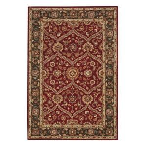 Home Decorators Collection Taj Red 5 ft. 3 in. x 8 ft. 3 in. Area Rug 1315020110