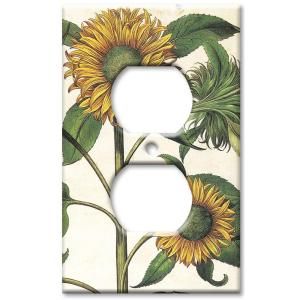 Art Plates Sunflowers   Outlet Cover O 140