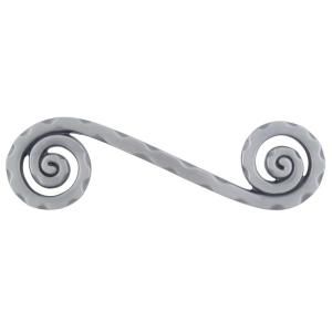 Atlas Homewares Scroll Collection Pewter 9 in. Mega Pull Right 3001R P
